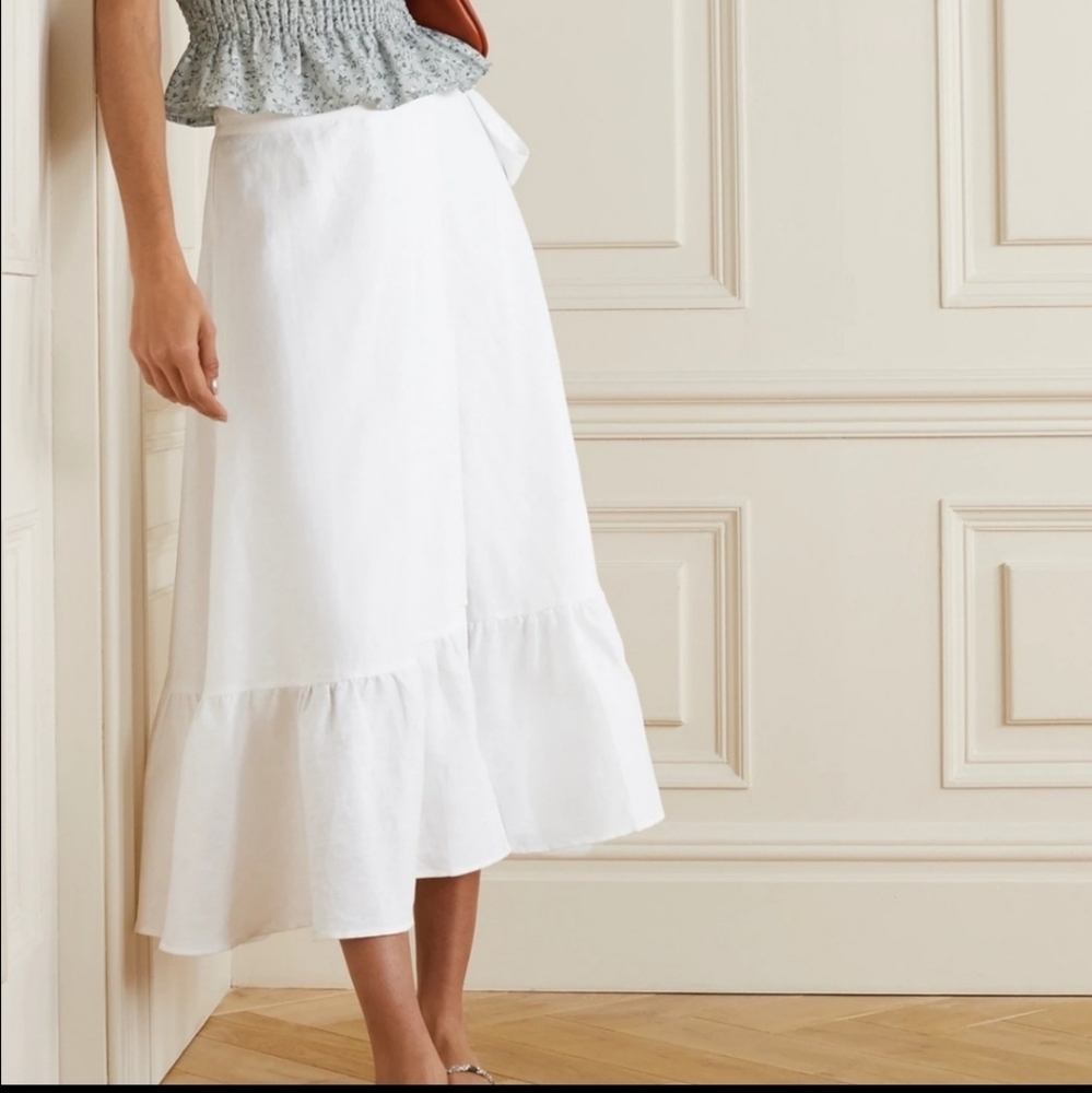 SOLD Reformation LinenSkirt - Picture 1 of 11